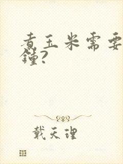 煮玉米需要几分钟?
