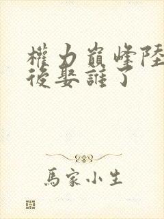 权力巅峰陆皓最后娶谁了