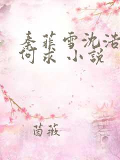 秦菲雪沈浩一生何求 小说