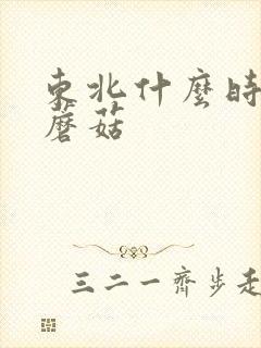 东北什么时候有蘑菇