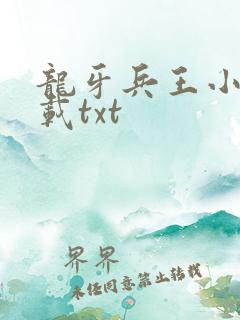 龙牙兵王小说下载txt