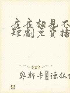夜夜相见不识君短剧免费播放