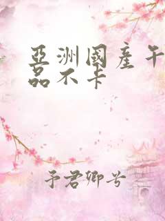 亚洲国产午夜精品不卡