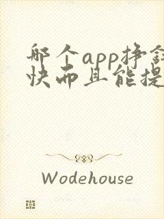 哪个app挣钱快而且能提现