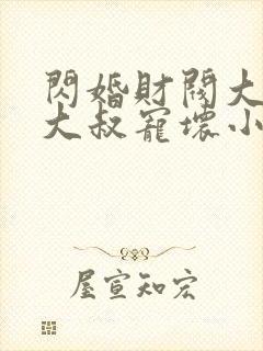 闪婚财阀大佬:大叔宠坏小娇妻 浅九 闪婚财阀大佬:大叔宠坏小娇妻 浅九