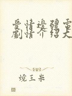 爱情边疆电视剧剧情介绍大结局