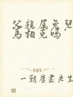 父亲属兔儿子属马相克吗