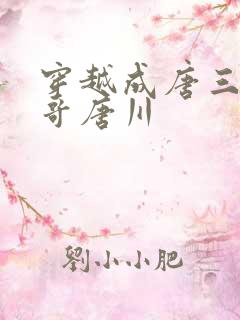 穿越成唐三的哥哥唐川