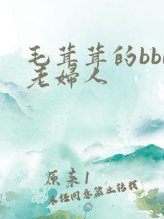 毛茸茸的bbb老妇人