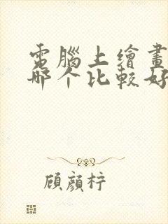 电脑上绘画软件哪个比较好