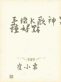 手机k歌神器那种好点