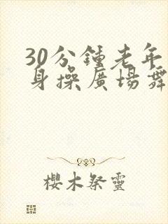 30分钟老年健身操广场舞
