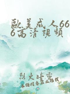 欧美成人6666高清视频