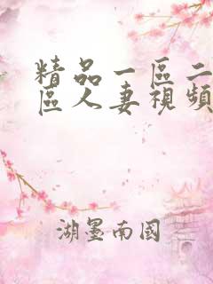 精品一区二区三区人妻视频