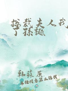 总裁夫人我当腻了孙樾