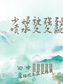 少妇被强到高潮喷水久久欧美精品