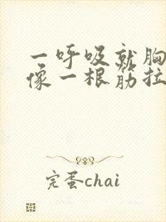 一呼吸就胸口疼像一根筋拉着 一呼吸就胸口疼像一根筋拉着