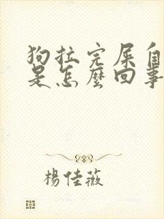 狗拉完屎自己吃是怎么回事