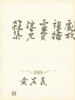 杀狼电视剧30集免费播放