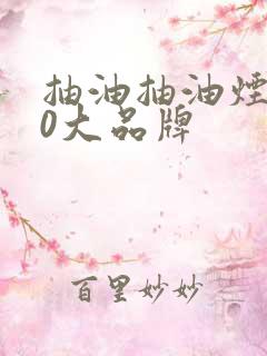 抽油抽油烟机10大品牌
