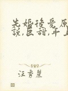 先婚后爱原耽小说,巨甜,年上
