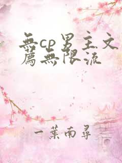 无cp男主文推荐无限流