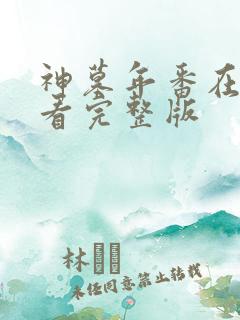 神墓年番在线观看完整版