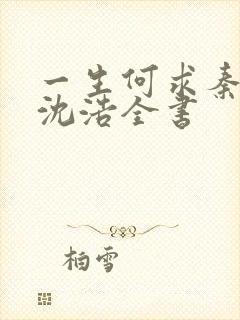 一生何求秦菲雪沈浩全书