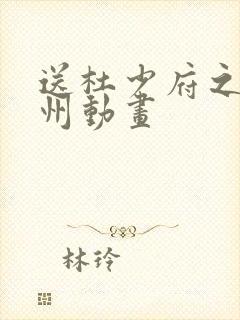 送杜少府之任蜀州动画