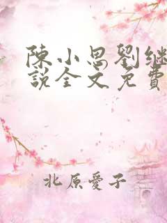 陈小思刘继临小说全文免费阅读