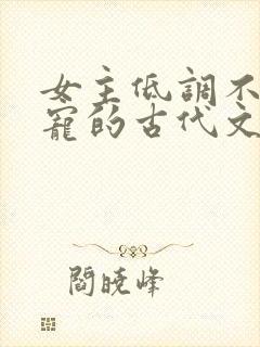 女主低调不想争宠的古代文