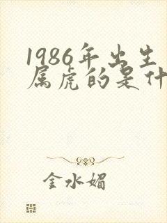 1986年出生属虎的是什么命