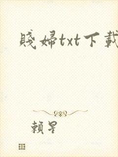 贱妇txt下载