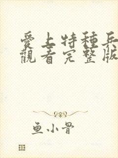 爱上特种兵免费观看完整版
