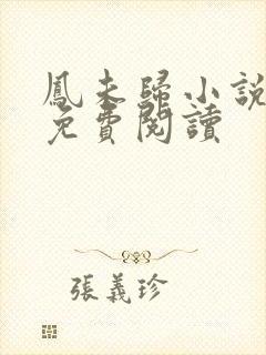 凤未归小说全文免费阅读