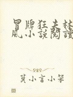 冒牌狂夫林悦顾风小说阅读