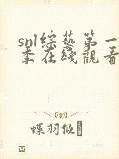 snl综艺第一季在线观看
