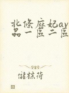 北条麻妃av精品一区二区
