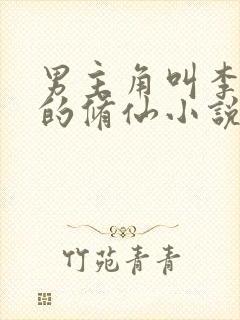 男主角叫李什么的修仙小说