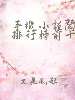手机小说阅读器排行榜前十名