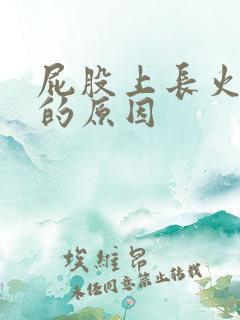 屁股上长火疙瘩的原因