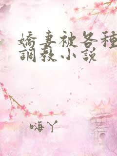 娇妻被各种刑具调教小说