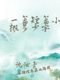 一篇短篇小说大概多少字