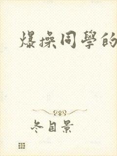 爆操同学的妈妈