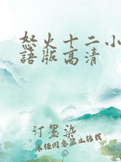 怒火十二小时国语版高清