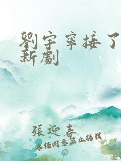 刘宇宁接了什么新剧