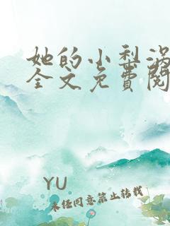 她的小梨涡原版全文免费阅读小说