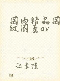 国内精品国产三级国产av