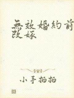 无效婚约前妻要改嫁