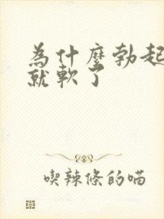 为什么勃起插入就软了 为什么勃起插入就软了